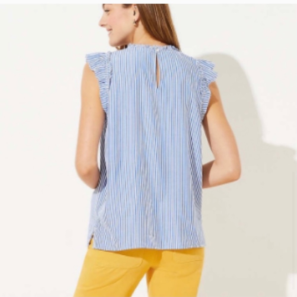 Loft Flutter Sleeve Top - image 2